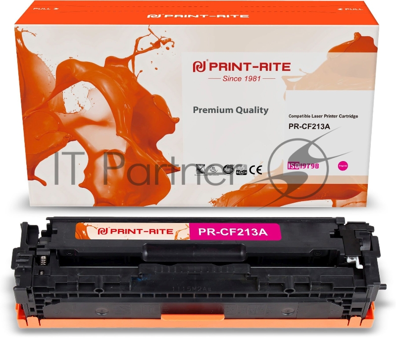 Картридж лазерный Print-Rite TFH995MPU1J PR-CF213A CF213A пурпурный (1800стр.) для HP LJ Pro 200/M251/M276