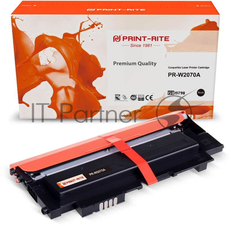 Картридж лазерный Print-Rite TFHA9NBPU1J PR-W2070A W2070A черный (700стр.) для HP Color Laser 150a/150nw/178nw MFP/179fnw MFP