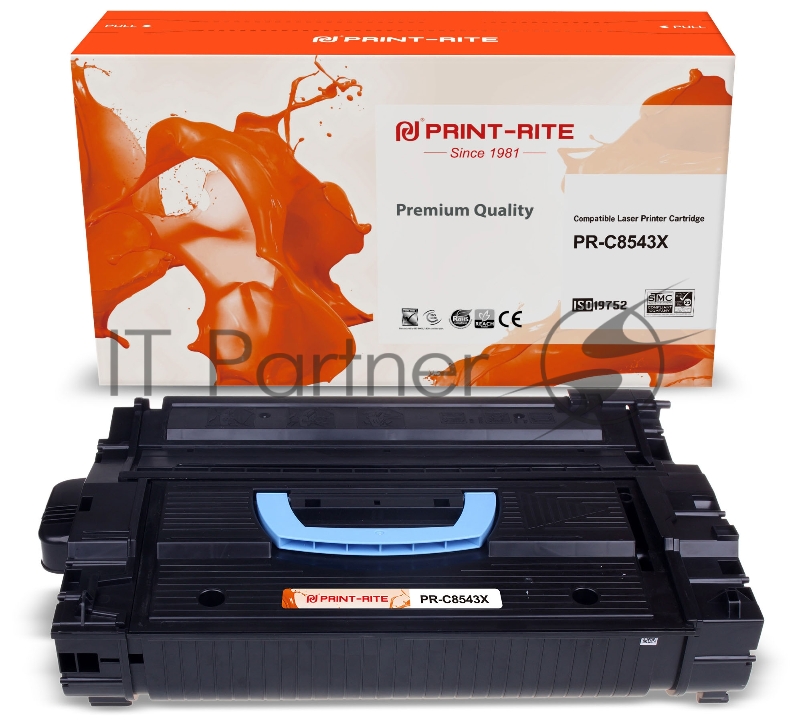 Картридж лазерный Print-Rite TFHAHOBPU1J PR-С8345X С8345X черный (30000стр.) для HP LJ 9000/9040/9050