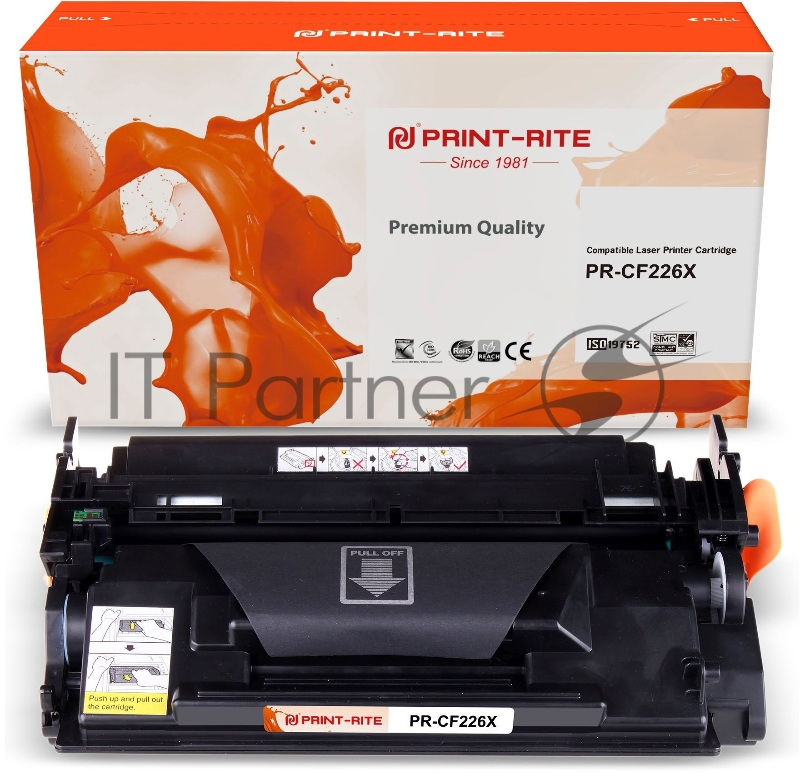 Картридж лазерный Print-Rite TFHAKDBPU1J PR-CF226X CF226X черный (9000стр.) для HP LJ M402d/M402n/M426dw/M426fdn/M42