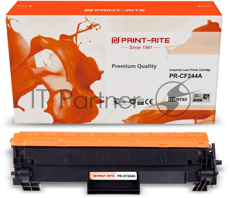 Картридж лазерный Print-Rite TFHASUBPU1J PR-CF244A CF244A черный (1000стр.) для HP LJ M15 Pro/M15a Pro/M28a Pro MFP/M28w Pro MFP