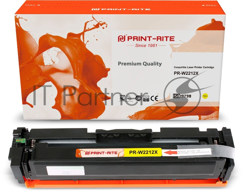 Картридж лазерный Print-Rite TFHBAYYPU1J PR-W2212X W2212X желтый (2450стр.) для HP M255/MFP M282/M283
