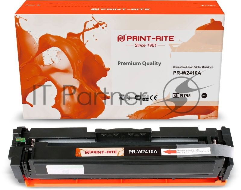 Картридж лазерный Print-Rite TFHBB4BPU1J PR-W2410A W2410A черный (1050стр.) для HP Color LaserJet Pro M155MFP M182nw/M183fw