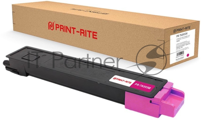 Картридж лазерный Print-Rite TFK696MPRJ PR-TK895M TK-895M пурпурный (6000стр.) для Kyocera Mita FS C8020/C8020MFP/C8025/C8025MFP/