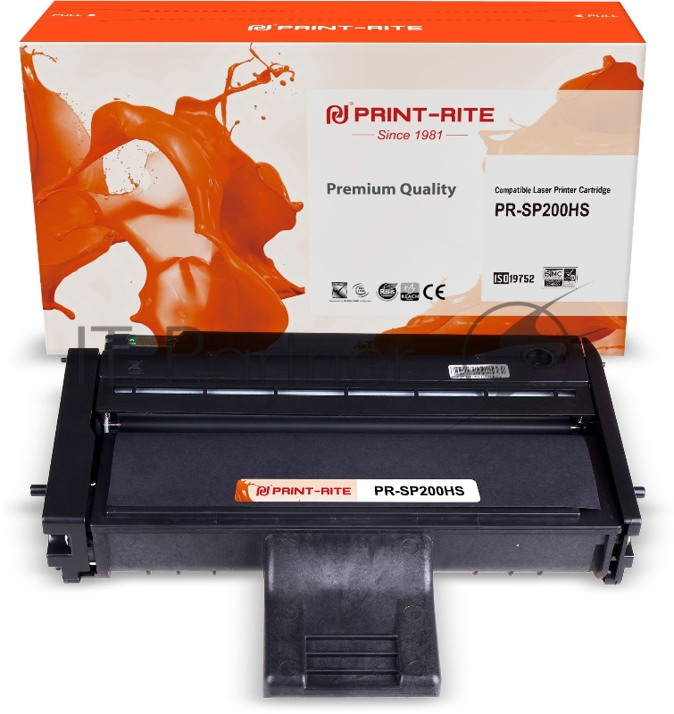Картридж лазерный Print-Rite TFR450BPU1J1 PR-SP200HS SP200HS черный (2600стр.) для Ricoh SP 202SN/200N/203SFN
