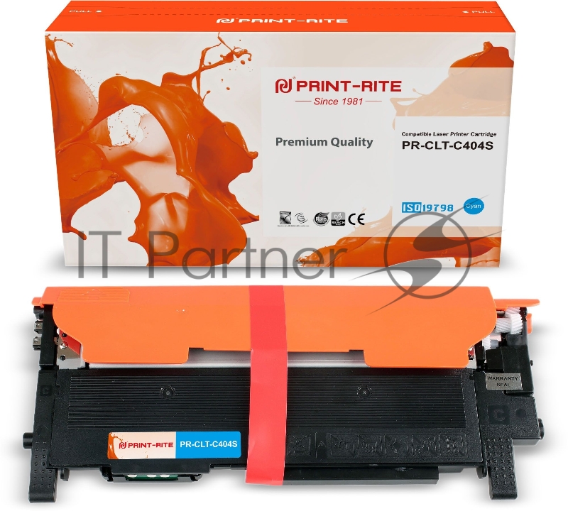 Картридж лазерный Print-Rite TFSFQWCPU1J PR-CLT-C404S CLT-C404S голубой (1000стр.) для Samsung SL-C430/C430W/C480/C480W/C480FW