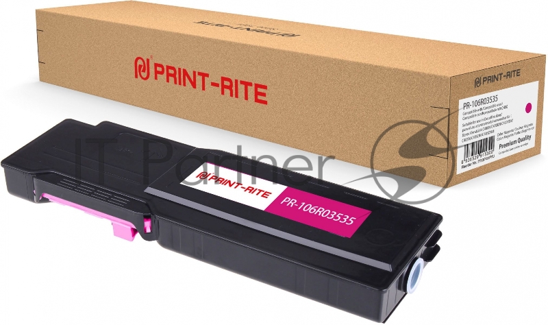 Картридж лазерный Print-Rite TFX974MPRJ PR-106R03535 106R03535 пурпурный (8000стр.) для Xerox VersaLink C400DN/C405DN/C400/405/C400N/C