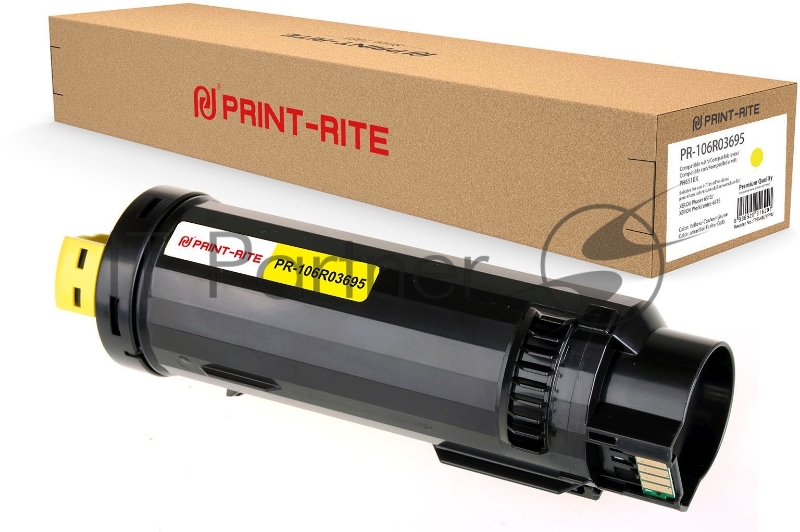 Картридж лазерный Print-Rite TFXA8UYPRJ PR-106R03695 106R03695 желтый (4300стр.) для Xerox Phaser 6510/WC6515
