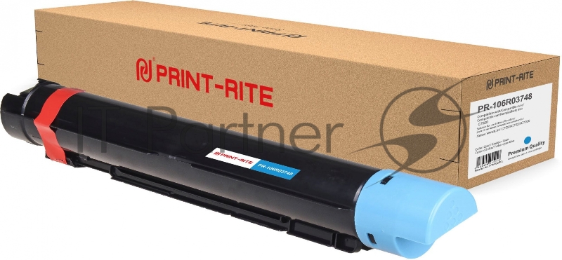 Картридж лазерный Print-Rite TFXAIOCPRJ PR-106R03748 106R03748 голубой (11800стр.) для Xerox VersaLink C7020/C7025/C7030