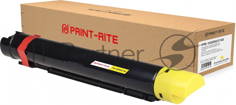 Картридж лазерный Print-Rite TFXAIQYPRJ PR-106R03746 106R03746 желтый (11800стр.) для Xerox VersaLink C7020/C7025/C7030