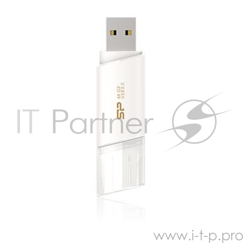 Флеш накопитель 64Gb Silicon Power Blaze B06, USB 3.0, Белый