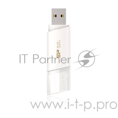 Флеш накопитель 64Gb Silicon Power Blaze B06, USB 3.0, Белый
