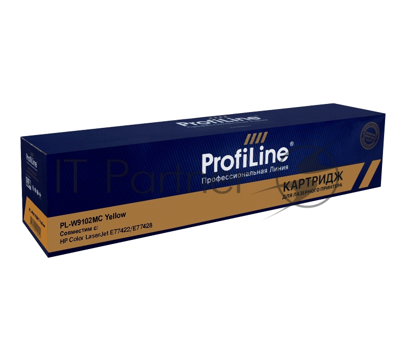 Тонер-картридж PL-W9102MC для принтеров HP Color LaserJet E77422/E77428 Yellow 20000 копий ProfiLine