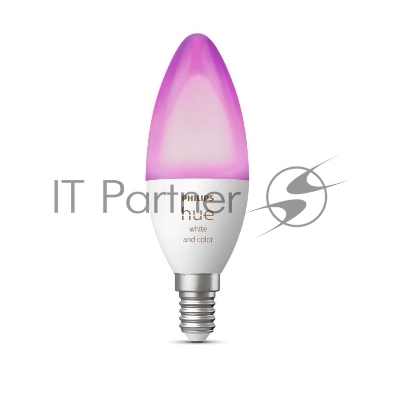 Лампа (белый и цветной свет) Philips Hue WCA 5.3W B39 E14 RUS 1p