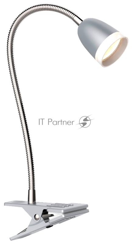 Светильник Camelion KD-847 C03 (14140) настольный на прищепке серебро 3.5Вт