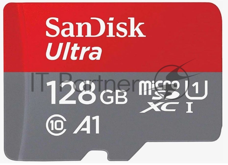 Флеш карта microSD 128GB SanDisk microSDXC Class 10 Ultra (SD адаптер) UHS-I A1 140MB/s