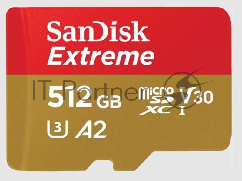 Флеш карта microSD 512GB SanDisk microSDXC Class 10 UHS-I A2 C10 V30 U3 Extreme 190MB/s