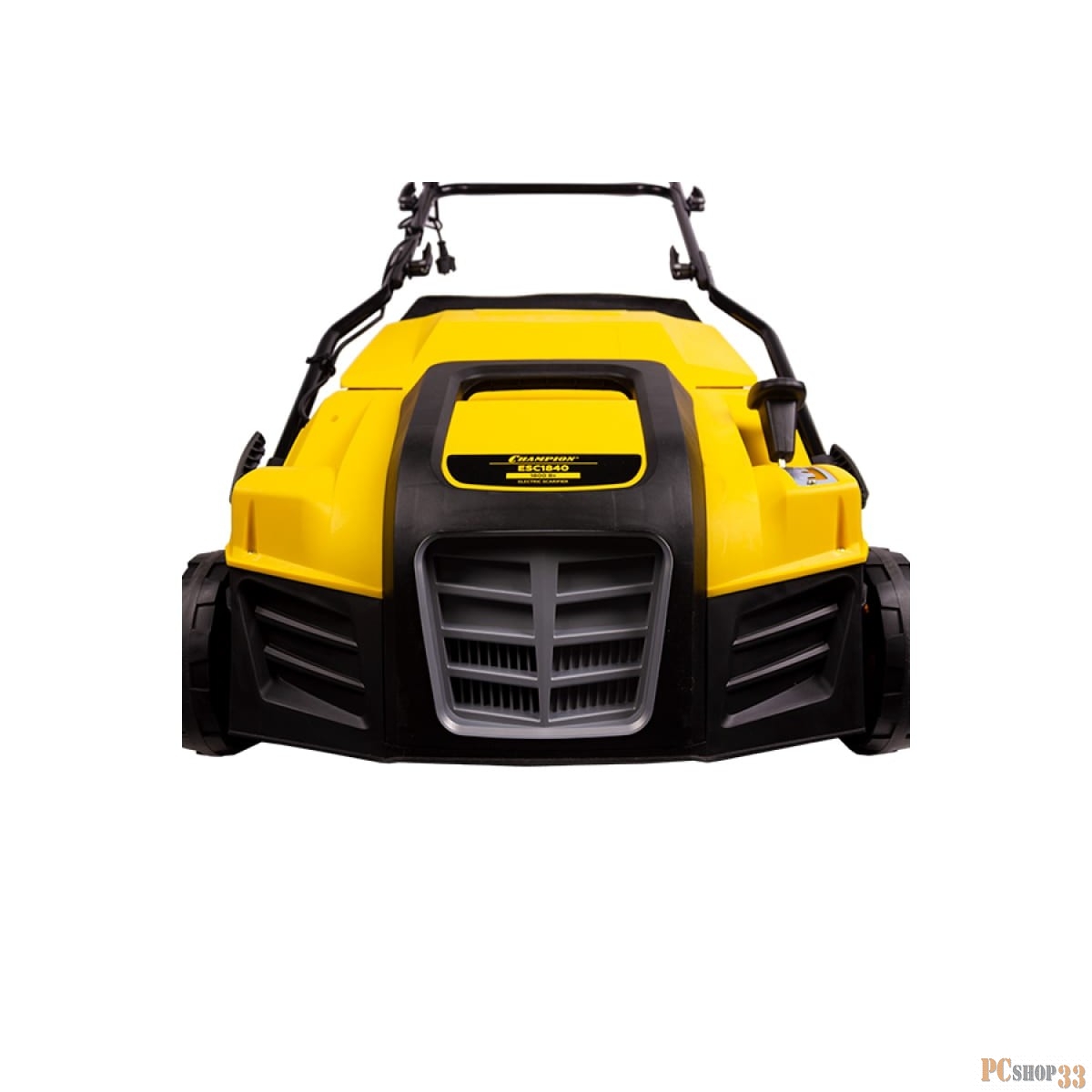 Скарификатор электрический CHAMPION ESC1840 Мощность двигателя 1800 Вт, Напряжение сети 230,50 В, Гц, Вес c травосборником 12 кг, Ширина обработки 400 мм, Высота аэрации от -13 до -1 мм, Высота скарификации от -9 до 3 мм, Тип/объем травосборника ткан