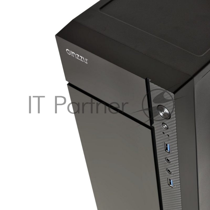 Корпус Ginzzu B250 2*USB 3.0,AU w/o PSU