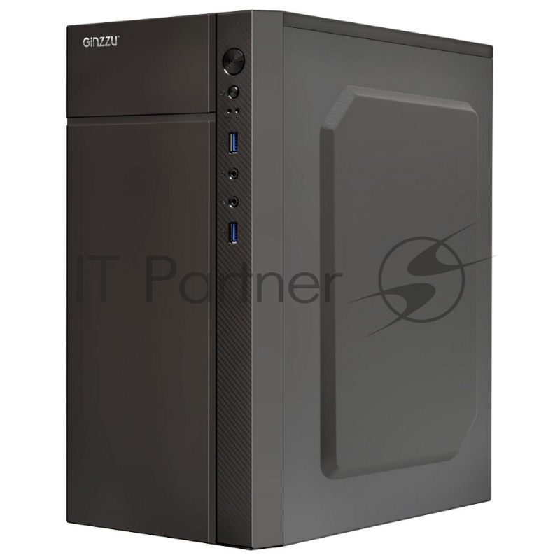 Корпус Ginzzu B250 2*USB 3.0,AU w/o PSU