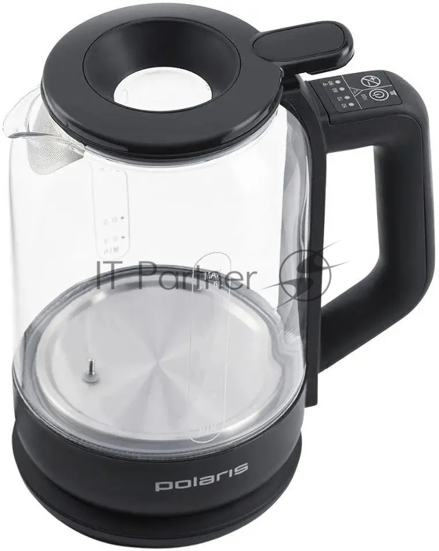 Чайник POLARIS PWK1712CGLD WIFI IQ Home черный, 1,5 л, 2150 Вт, стекло