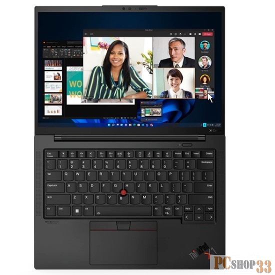 Lenovo ThinkPad X1 Carbon G10 14 WUXGA IPS (1920x1200) Intel Core i7-1260P, 16GB LPDDR5, 512GB_SSD,4-Cell 57Wh, W10_Pro-ENG (ОС:ENG Keyb:ENG, Powercord US) Английская клавиатура