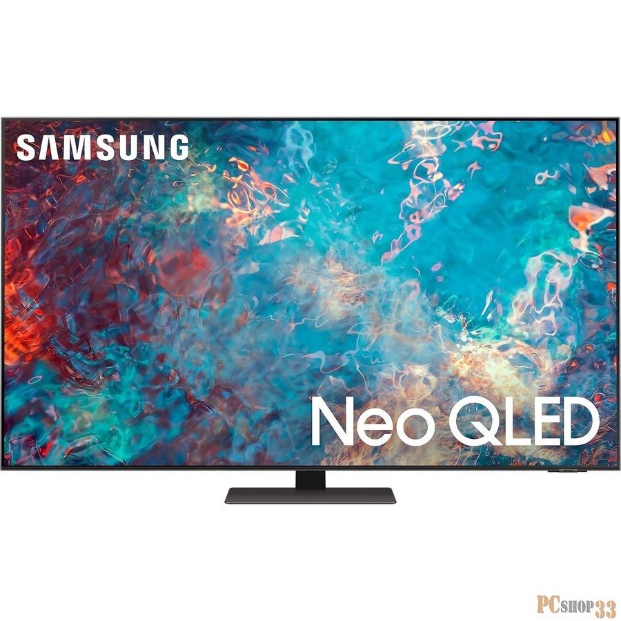 Телевизор ЖК 65 Samsung/ 65, Neo QLED 4K, Smart TV,Wi-Fi, Voice, PQI 4300, HDR 24х, HDR10+, DVB-T2/C/S2, 120 Гц, 2.2.2 CH, 60W, OTS, FreeSync Premium Pro, 4HDMI, 2USB, ECLIPSE/FROST SILVER