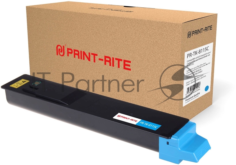 Картридж лазерный Print-Rite TFKA34CPRJ PR-TK-8115C TK-8115C голубой (6000стр.) для Kyocera Mita Ecosys M8124cidn/M8130cidn