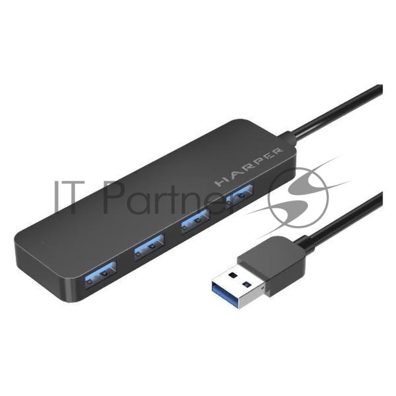 USB Концентратор HARPER HUB-04P Black