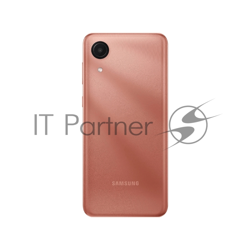 Смартфон Samsung SM-A032F Galaxy A03 Core 32Gb 2Gb медный моноблок 3G 4G 2Sim 6.5 720x1600 Android 11 Go edition 8Mpix 802.11 b/g/n GPS GSM900/1800 GSM1900 TouchSc microSD max512Gb
