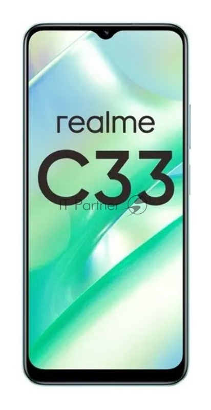 Смартфон Realme C33 64Gb 4Gb синий моноблок 3G 4G 6.5 1600x720 Android 12 50Mpix 802.11 a/b/g/n/ac NFC GPS GSM900/1800 GSM1900 TouchSc