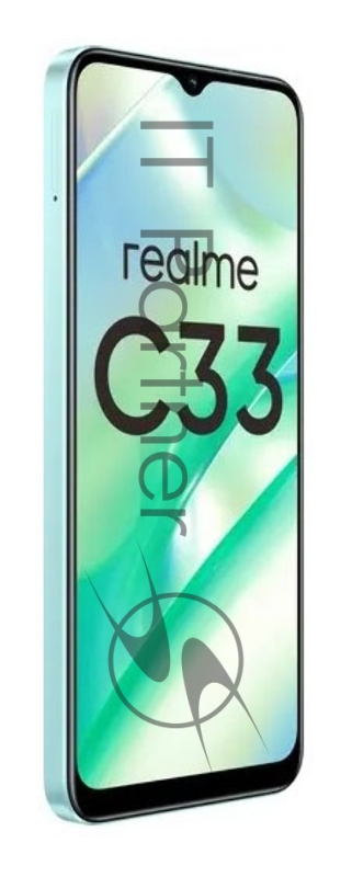Смартфон Realme C33 64Gb 4Gb синий моноблок 3G 4G 6.5 1600x720 Android 12 50Mpix 802.11 a/b/g/n/ac NFC GPS GSM900/1800 GSM1900 TouchSc