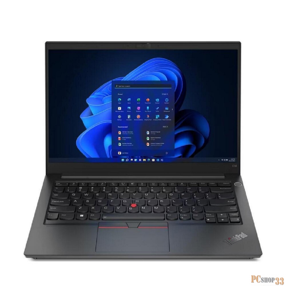 Ноутбук ThinkPad E14 Gen 4 14 FHD (1920x1080) IPS 300N, i5-1235U, 8GB DDR4 3200, 256GB SSD M.2, Intel Iris Xe, WiFi, BT, FPR, IR Cam, 57Wh, 65W USB-C, NoOS, 1Y, 1.64kg
