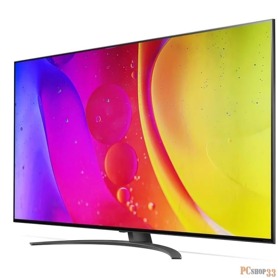 Телевизор LED LG 50 50NANO826QB.ARUB черный 4K Ultra HD 60Hz DVB-T DVB-T2 DVB-C DVB-S DVB-S2 USB WiFi Smart TV (RUS)