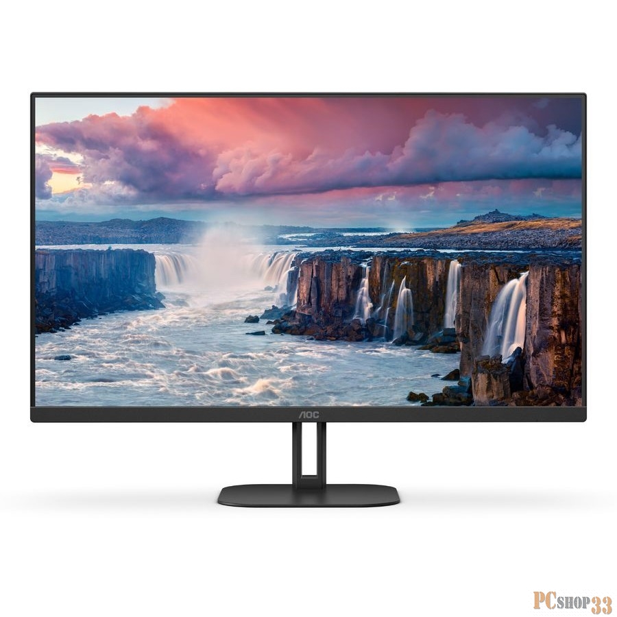 МОНИТОР 23.8 AOC 24V5CE Black (IPS, 1920x1080, 75Hz, 1 ms, 178°/178°, 300 cd/m, 20M:1, +HDMI 1.4, +4xUSB 3.2, +Type-С)