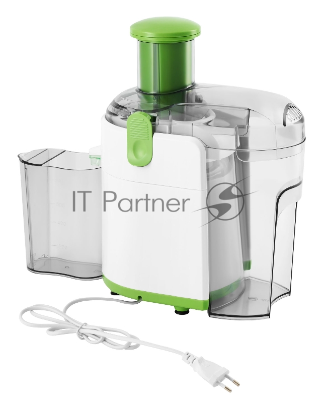 Соковыжималка центробежная Starwind SJ2216 500Вт рез.сок.:800мл. белый/зеленый
