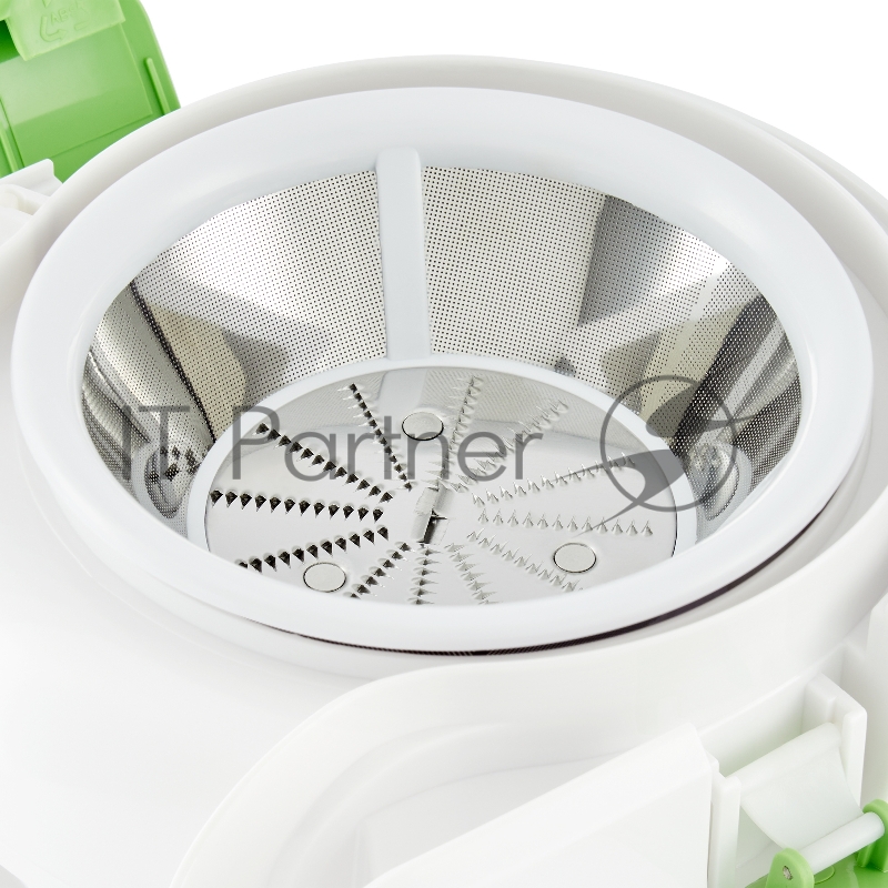 Соковыжималка центробежная Starwind SJ2216 500Вт рез.сок.:800мл. белый/зеленый