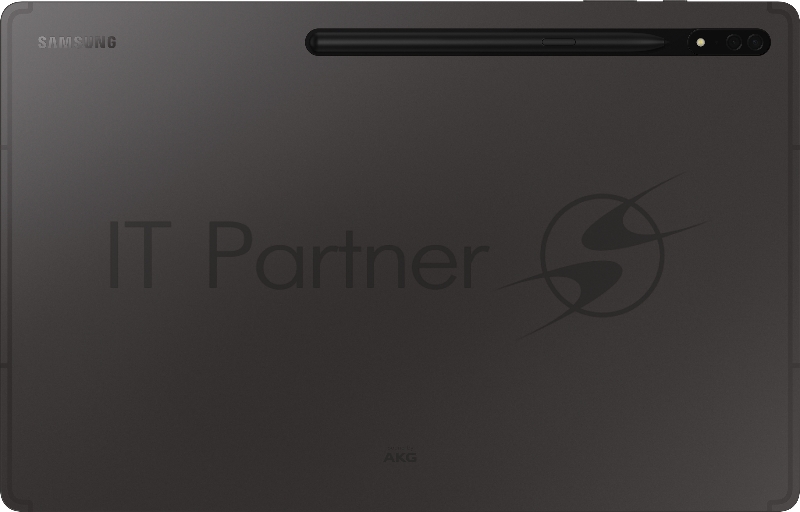 Планшет Samsung Galaxy Tab S8 Ultra SM-X906 Snapdragon 898 2.99 8C RAM12Gb ROM256Gb 14.6 Super AMOLED 2960x1848 3G 4G Android 12 темно-серый 13Mpix 12Mpix BT GPS WiFi Touch microSD 1Tb 11200mAh 8hr