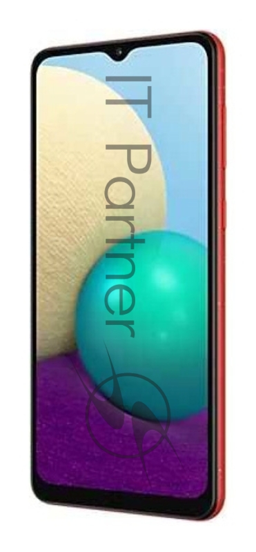 Смартфон Samsung SM-A022 Galaxy A02 32Gb 2Gb красный моноблок 3G 4G 2Sim 6.5 720x1600 Android 10 13Mpix 802.11 b/g/n GPS GSM900/1800 GSM1900 TouchSc MP3 microSD max1024Gb
