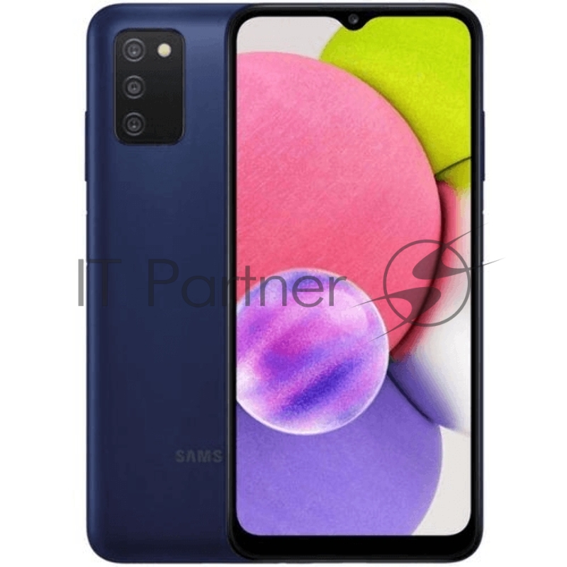 Смартфон Samsung Galaxy A03s 4+64Gb 4G/DS Blue