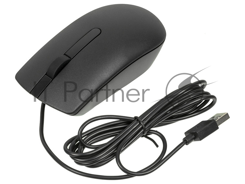Мышь Dell Mouse MS116 Wired USB optical 1000 dpi 3 butt Black