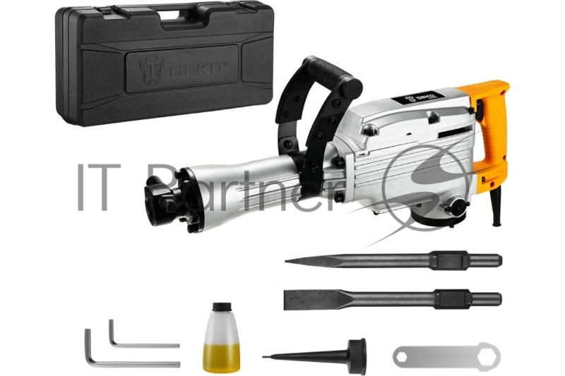 Молоток отбойный DEKO DKJH1800, 1800 Вт, 50 Дж, в кейсе