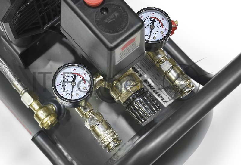 Компрессор поршневой Парма БМ K-1500/24БМ безмасляный 237л/мин 24л 1500Вт серый/черный