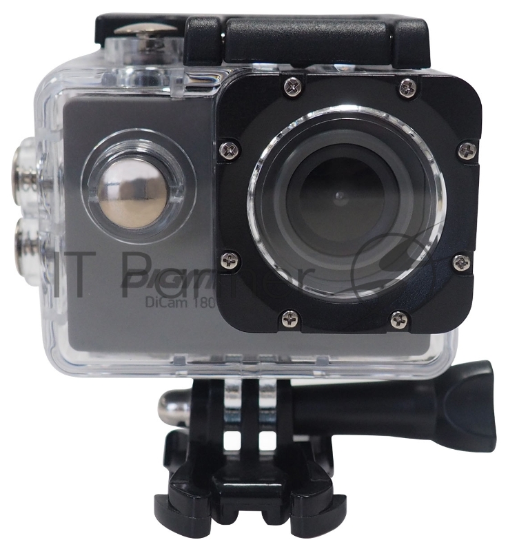 Экшн-камера Digma DiCam 180 серый