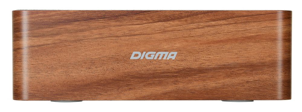 Колонка порт. Digma S-42 дерево 10W 1.0 BT/USB (SP4210BR)