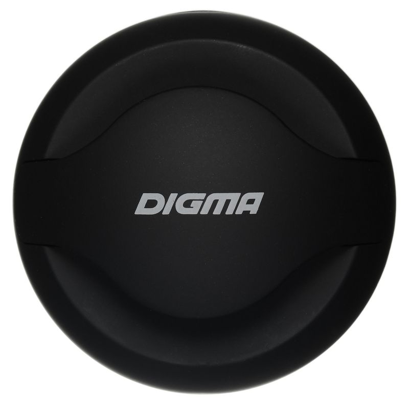 Колонка порт. Digma S-11 черный 3W 1.0 BT/USB (SP113B)