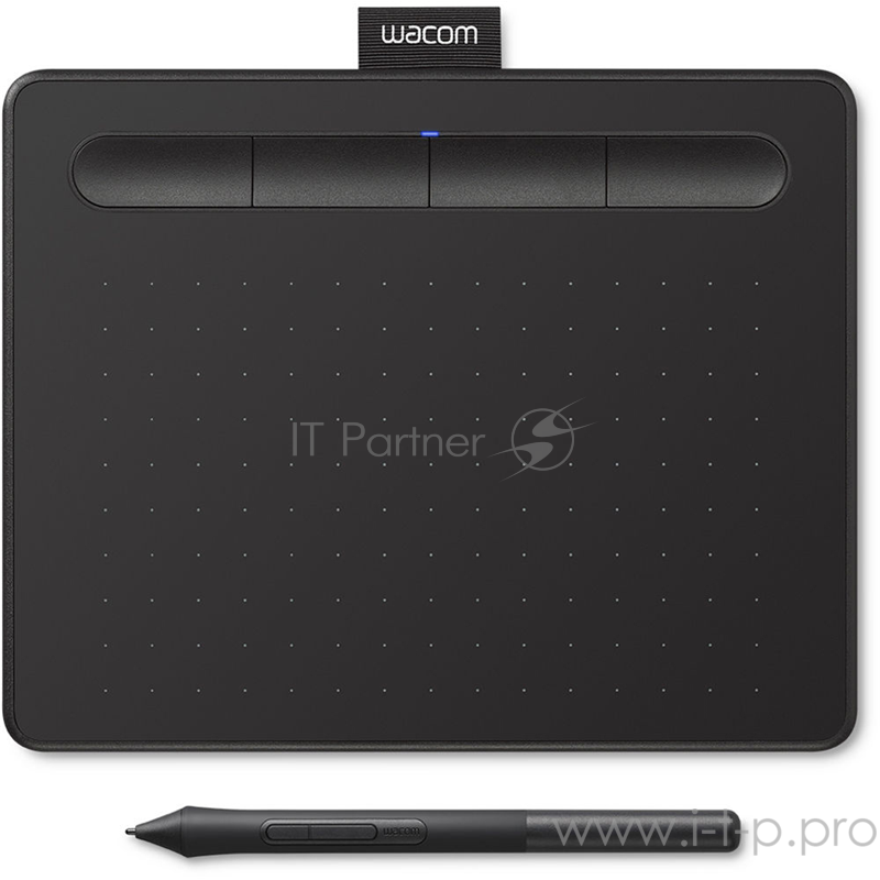 Планшет для рисования Wacom Intuos S CTL-4100K-N USB черный