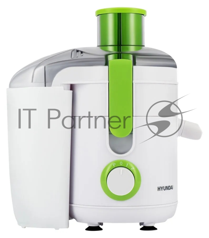 Соковыжималка центробежная Hyundai HY-JE1615 500Вт рез.сок.:400мл. черный/зеленый
