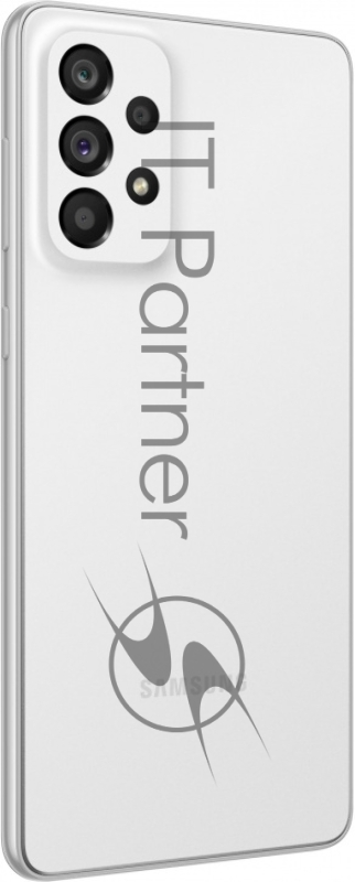 Смартфон Samsung SM-A736B Galaxy A73 256Gb 8Gb белый моноблок 3G 4G 2Sim 6.7 1080x2400 Android 12 108Mpix 802.11 a/b/g/n/ac/ax NFC GPS GSM900/1800 GSM1900 Ptotect microSD max1024Gb