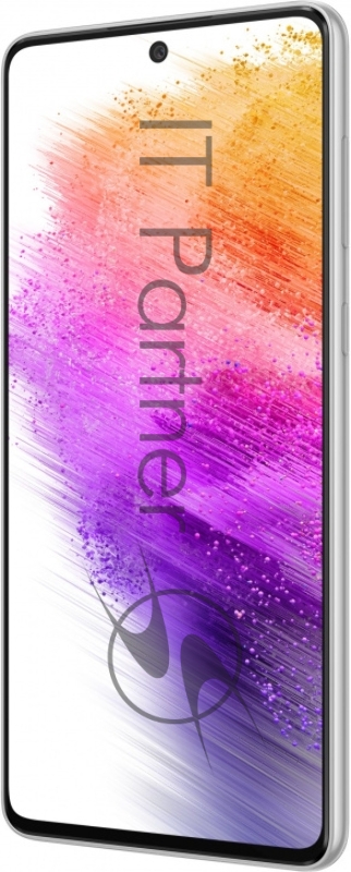 Смартфон Samsung SM-A736B Galaxy A73 256Gb 8Gb белый моноблок 3G 4G 2Sim 6.7 1080x2400 Android 12 108Mpix 802.11 a/b/g/n/ac/ax NFC GPS GSM900/1800 GSM1900 Ptotect microSD max1024Gb
